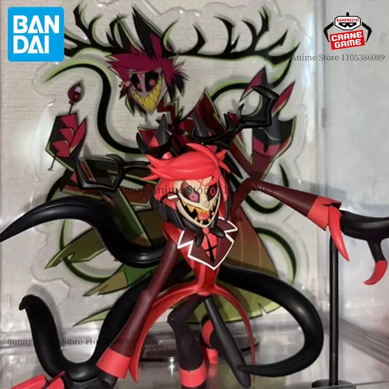 

Bandai Original Banpresto Hazbin Hotel Alastor Radio Demon Action Figures Anime Figuras Cartoon Toys Juguetes Models Gifts Dolls