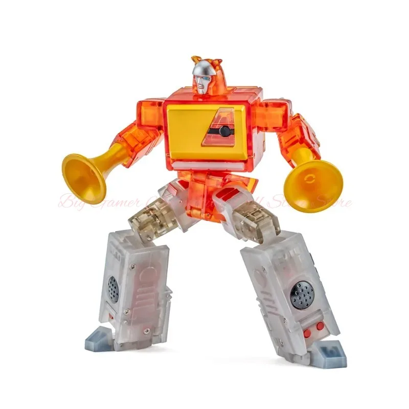 【Dostępne】 Zabawka Transformująca H62T Blaster Transparentna Edycja Limitowana Mały Robot Kolekcjonerski Model Zabawka