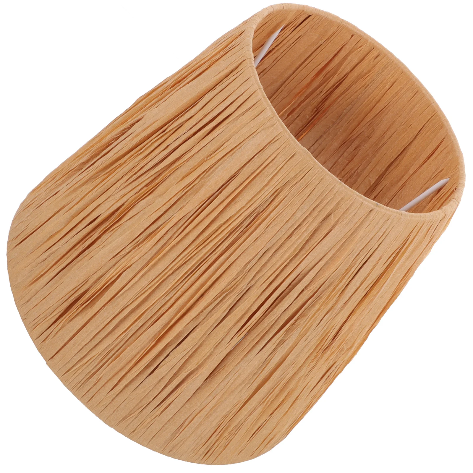 라피아 전등갓 12x17x16 베이지 종이 금속 테이블 바닥 책상 램프 커버 교체 보호 방진 따뜻한 분위기 우아한