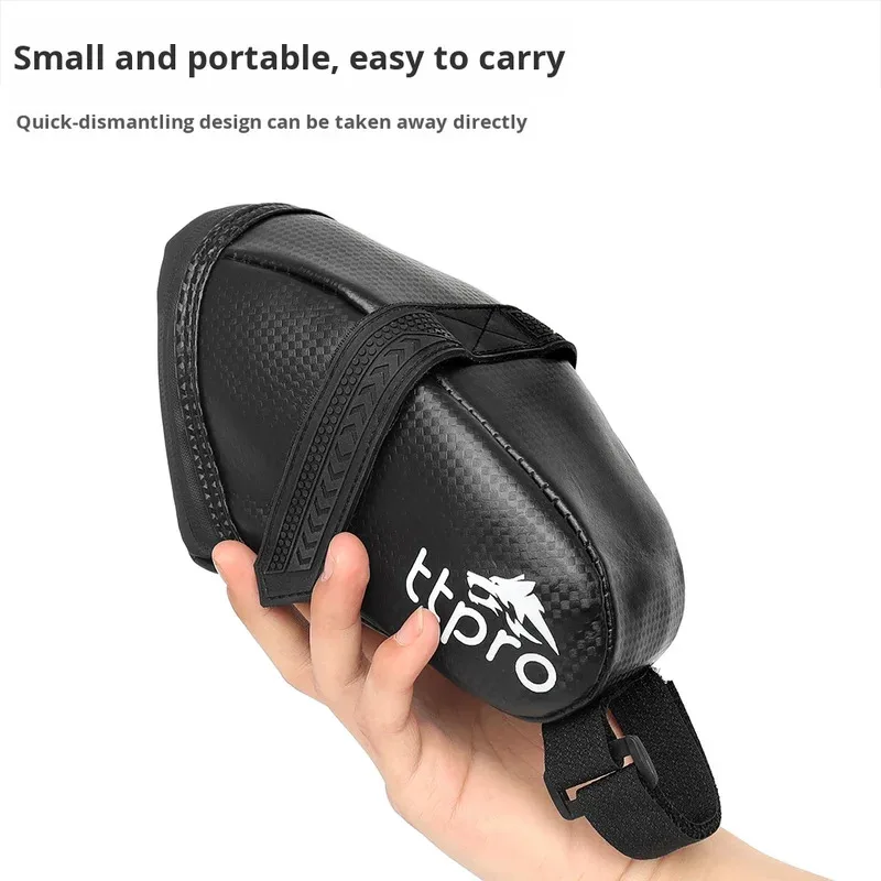 TTPRO large capacity 20L hard shell waterproof bicycle saddle bag | mountain road bicycle rear tail bag