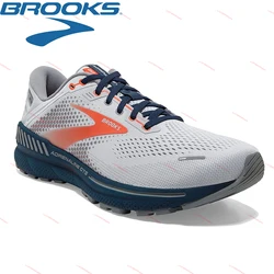 BROOKS Adrenaline GTS 22 Men Running Shoes Outdoor Cushioned Stretch Marathon Running Sneakers Casual Jogging Shoes for Men