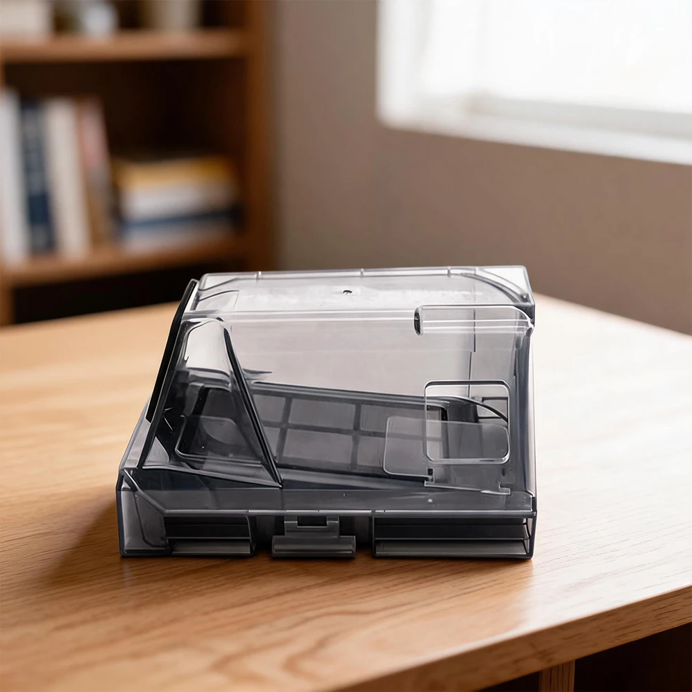 Transparent Dustbin for Ecovacs T90PRO/X12 Vacuum Cleaner High-Capacity Storage Less Frequent Emptying Efficient Operation