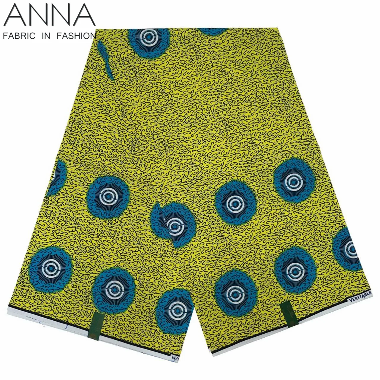 Veritable Wax Ankara Block Prints Batik Fabric African Wax Fabric Nigerian Dutch Hollandais Pagne 100% Cotton For Sewing VL-70