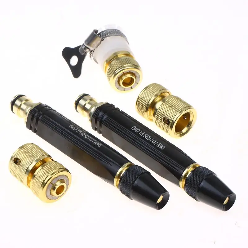 New Garden Hose High Pressure Jet Spray Nozzle Cleaning Power Washer Sprayer Compatible With Standard Garden Hose Accessories