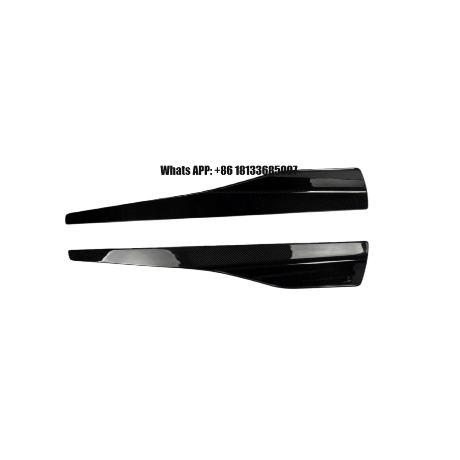 

High Quality Car Side Skirt Bumper Suitable for Mercedes Benz Glc63s Carbon Fiber Side Skirt