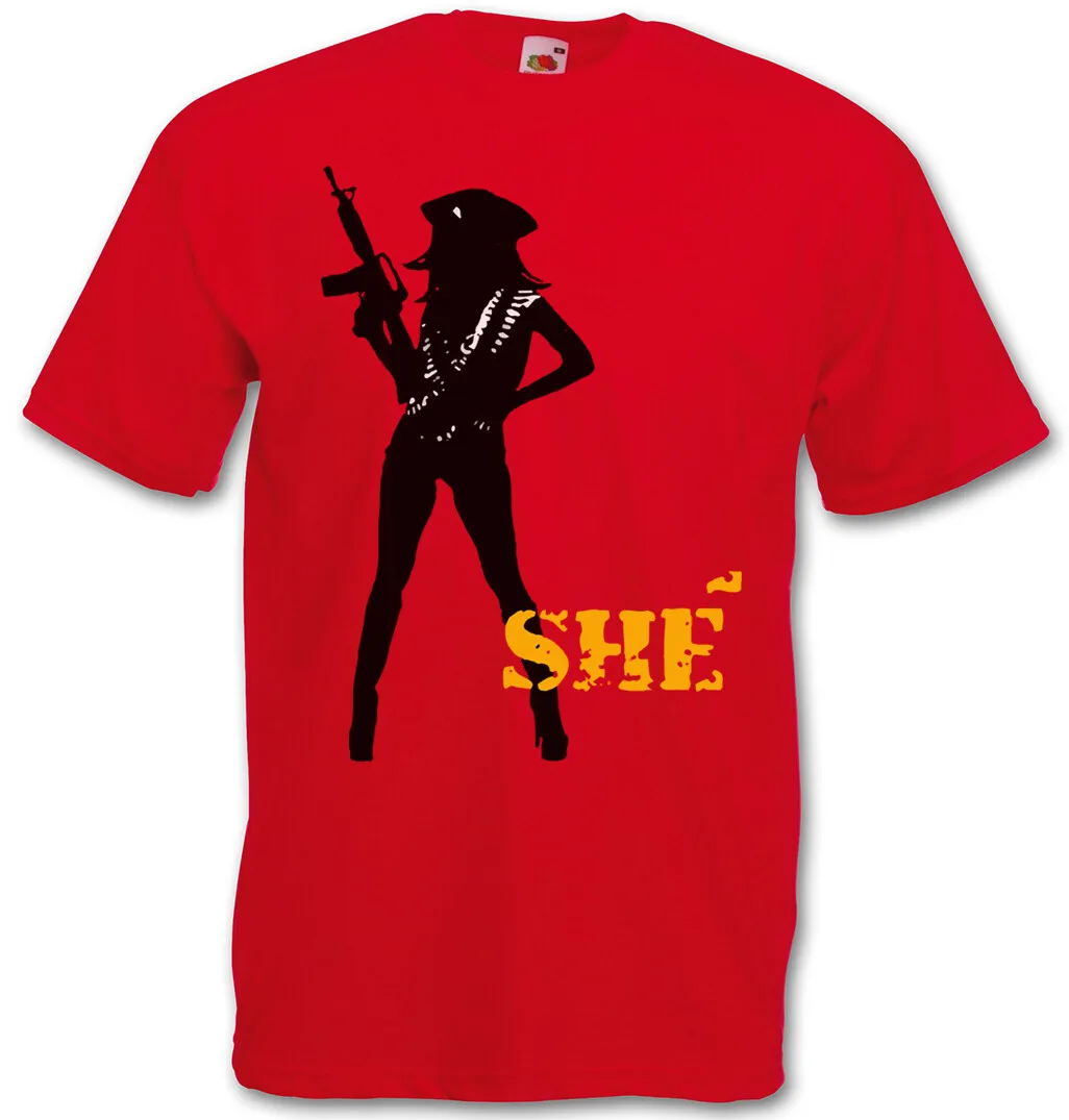 SHE GUERILLA LOGO Camiseta sin mangas para hombre Machete Che Guevara mata a Danny otra vez Trejo