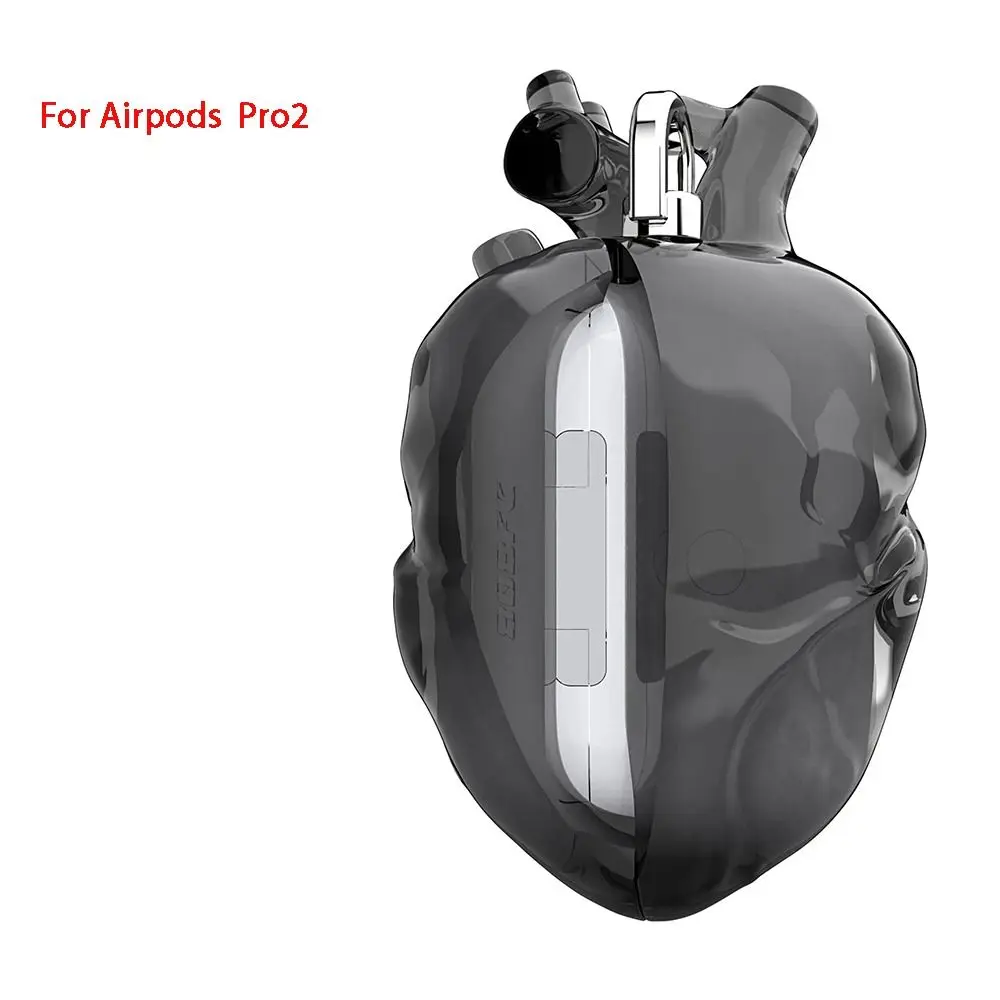 Accessori per auricolari Custodia protettiva per cuffie Custodia protettiva in silicone trasparente per auricolari Bluetooth per Airpods Pro2