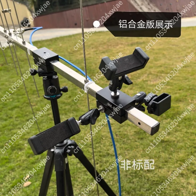 08 Square Tube Mount Clamp Yagi Antenna Tripod Fixture With 1/4 Screw Interface 18-20mm