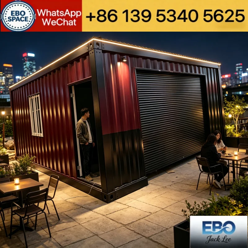 Lightweight Detachable Modular Container House Complete Bathroom Kitchen Affordable Prefab Home For Europe