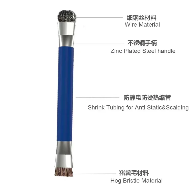 YAKE YOUME IC pad Steel Brush/Sideburns Brush/Mobile Motherboard repair tools/Mobiel chip cleaner tools/valueable