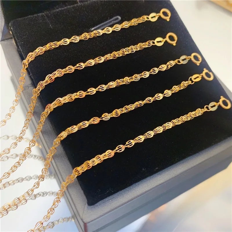 

AU750 Gold 18K Yellow Gold Bracelet Women Phoenix Link Chain Bracelet 1pcs