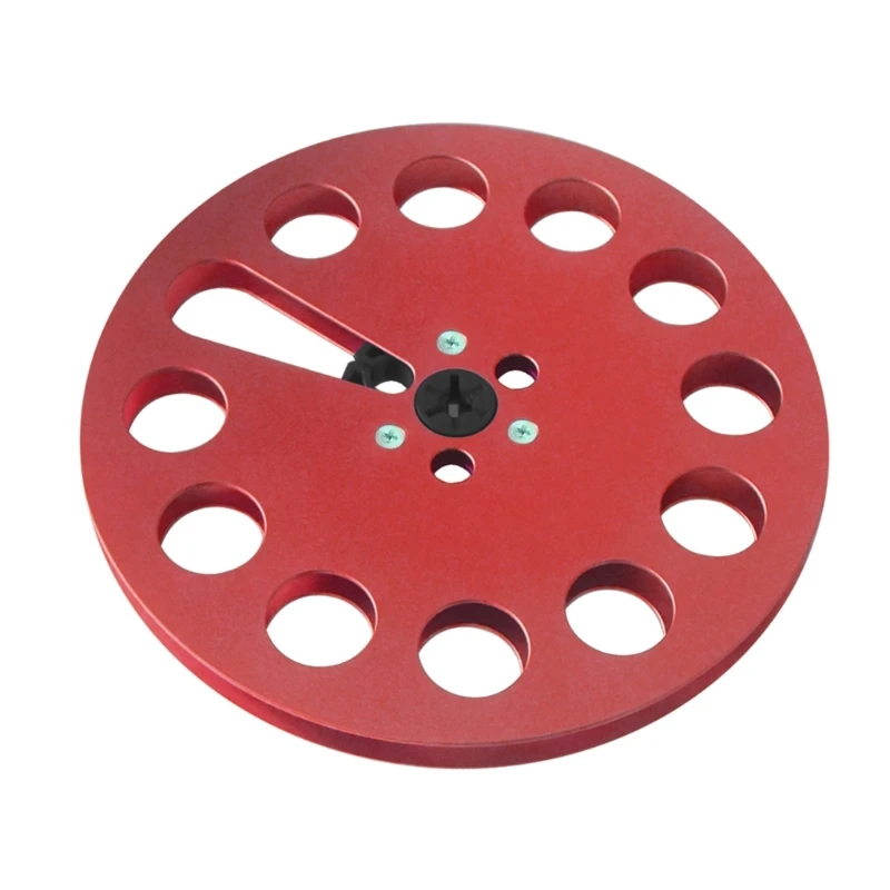 우수한 테이프 수송을 위한 11개의 구멍이 있는 정밀하게 제작된 7인치 알루미늄 빈 릴