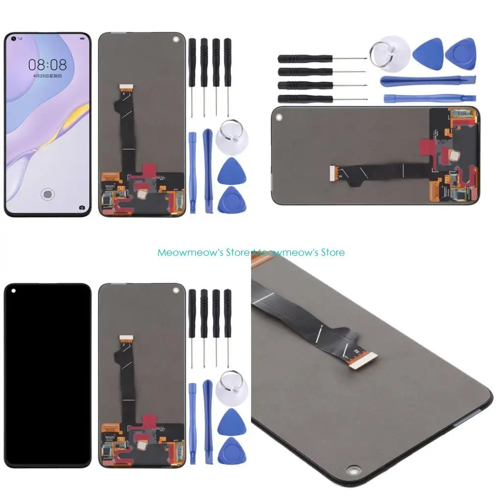 

W91A High Resolution LCD Touches Assembly Replacement Screens Display Strong Tempered Glass Simple Installs for Smartphone