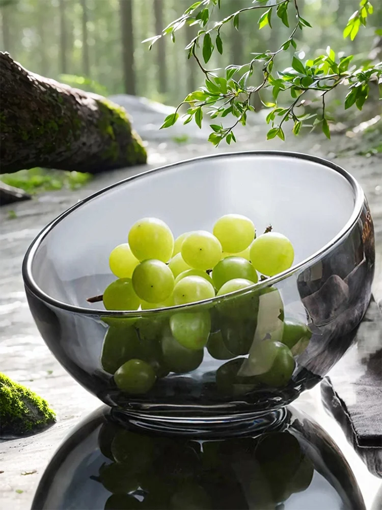 

Новая салатница-тарелка для фруктов 2025 года, наклонная, матовая, класса люкс, для гостиной, с высокой эстетической ценностью