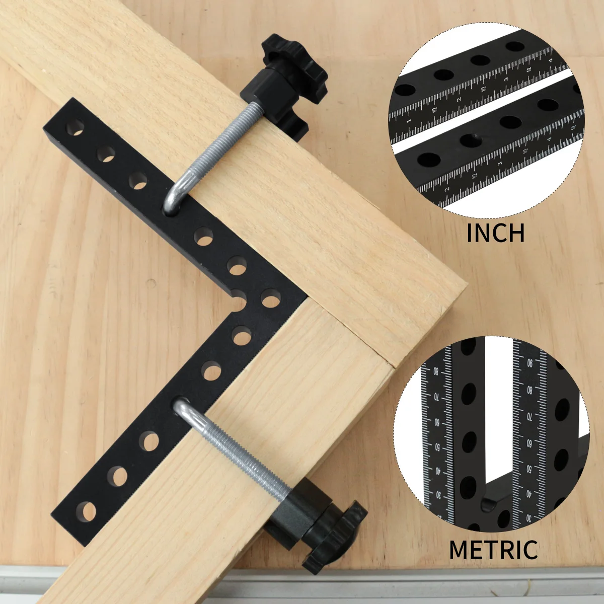 

120/140mm 90 Degree L-Shaped Auxiliary Fixture Splicing Board Positioning Panel Fixed Clip Carpenter's Square Ruler New Design
