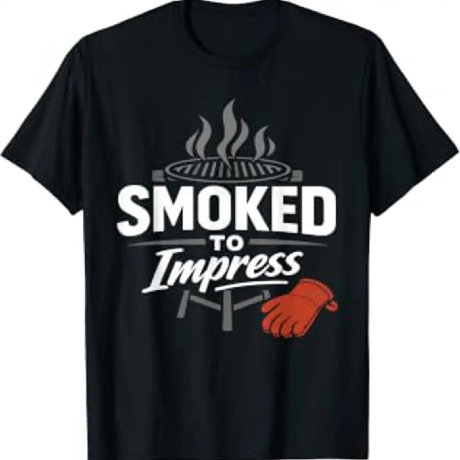 Smoke is My Cologne BBQ Smell Humour Grillmaster Barbecue drôle T Shirt vintage Washed fashion homme Top For Everyday Wear
