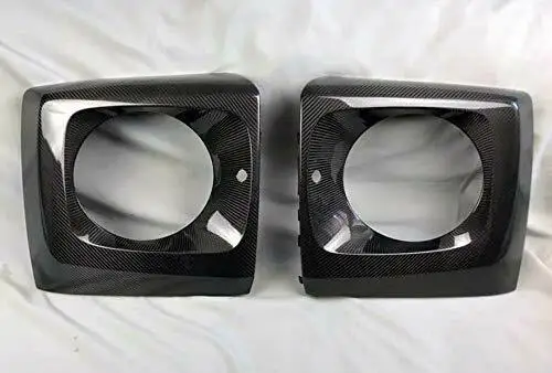 Dry Carbon W464 G63 G500 Headlights Cover Frame For Mercedesbenz G-class W464 G63 G500 3