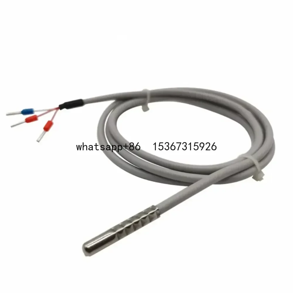 Stainless Steel tip 3 Wire Silicone Insulation 100mm Class A PT100 RTD Temperature Sensor