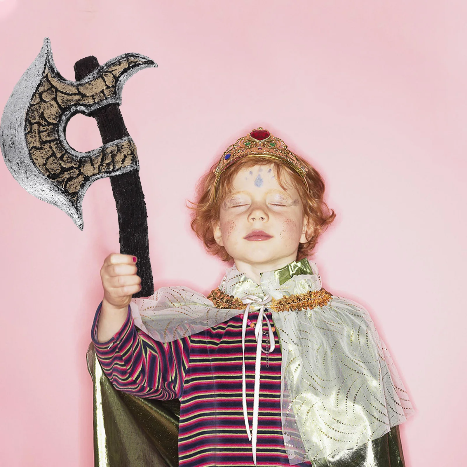 

2pcs H held Axe Prop Realistic Simulated Fake Axe for Halloween Cosplay Stage Performance Photography Props Wonderful