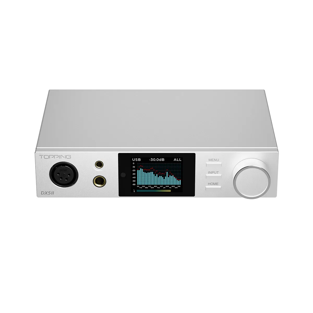 Pre-order TOPPING DX5 II Dual ES9039Q2M Desktop DAC & hoofdtelefoonversterker met precisie PEQ-aanpassing en Bluetooth 5.1