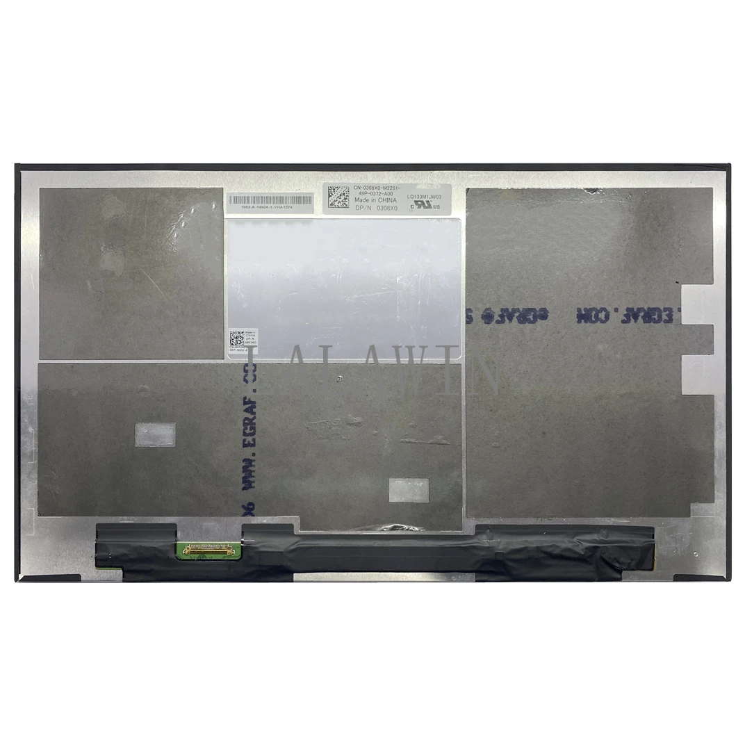 

LQ133M1JW03 display Slim edp 30pin Matrix Panel FOR Dell DP/N:0308X0 308X0 Replacement 13.3" IPS Lcd Screen