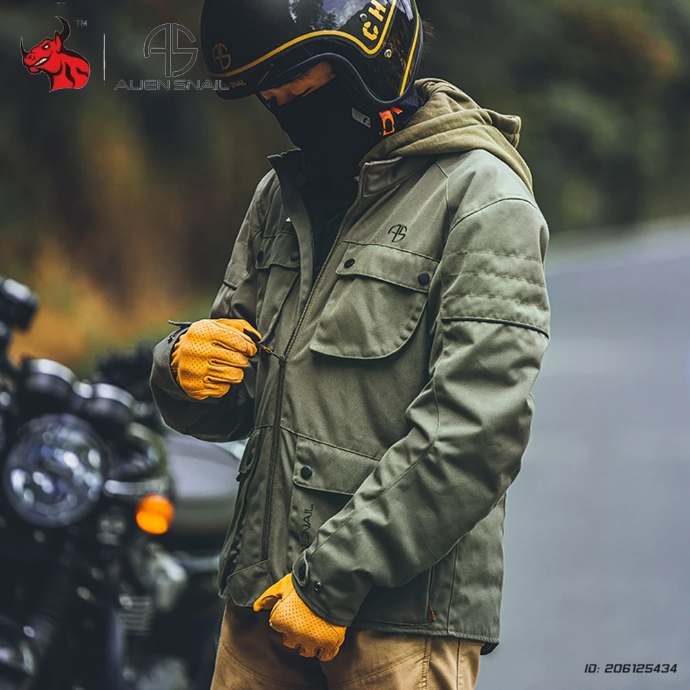 

Мужская мотоциклетная куртка, новая модернизированная зимняя ветрозащитная и теплая куртка CE, защитная сетчатая одежда в стиле ретро для мотоциклиста