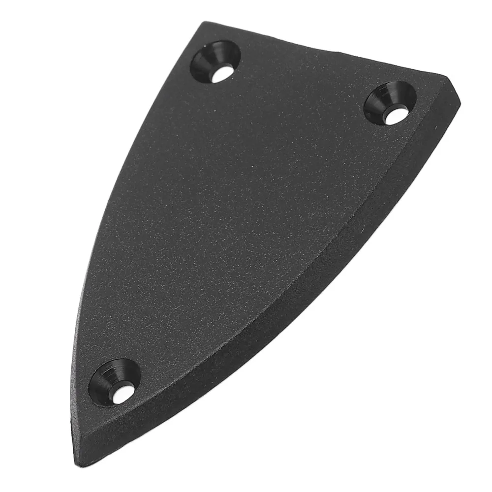 3PCS 3 Holes Design Truss Rod Cover Plastic Black Color Plastic Guitar Covers Guitar Adjustment Rod Cover Guitar Maintenance