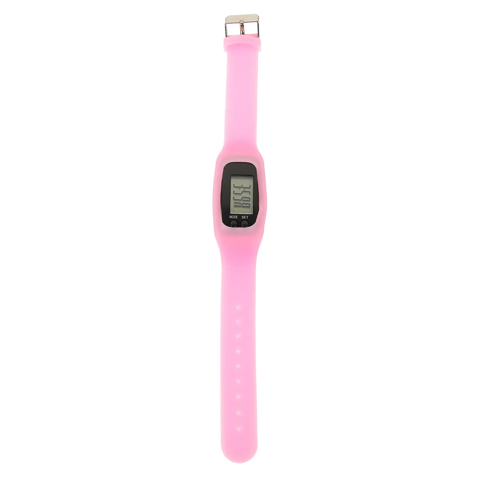

Wrist Step Counter Watch Bracelet Pedometer Silicone Band Lightweight Compact Design Clear Screen Or App Needed Walking
