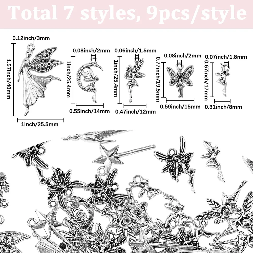 63-pecas-de-pingentes-de-liga-metalica-em-7-estilos-prata-17~40x8~255x15~4mm-furo-15~3mm-9-pecas-estilo