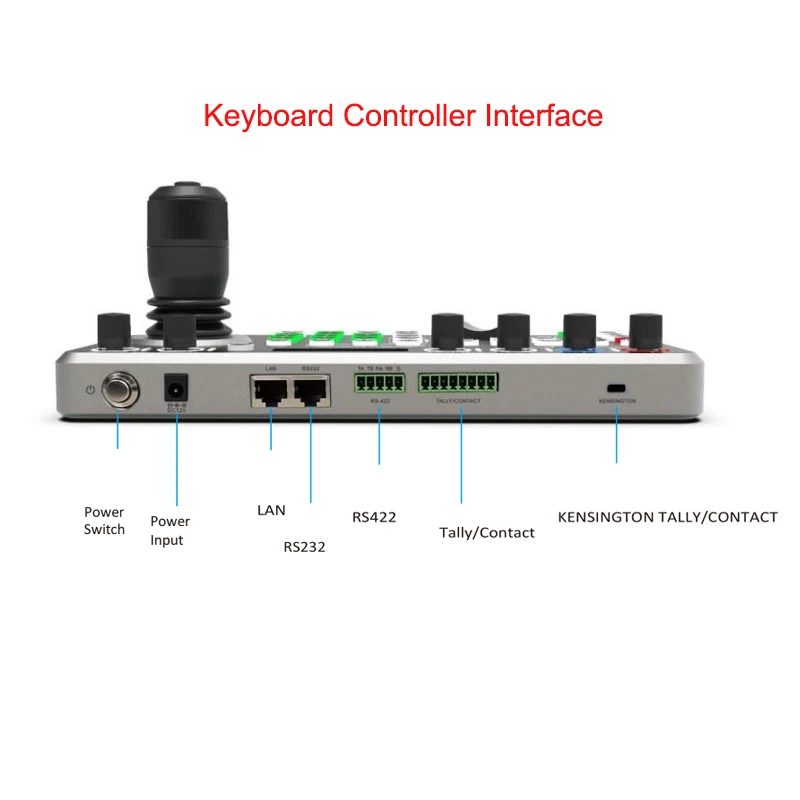 Imagem -05 - Pelcod-onvif Vmix Ipvisca Rede Joystick Controlador de Teclado Ndi Rs485 Rs232 255 Câmeras Ptz