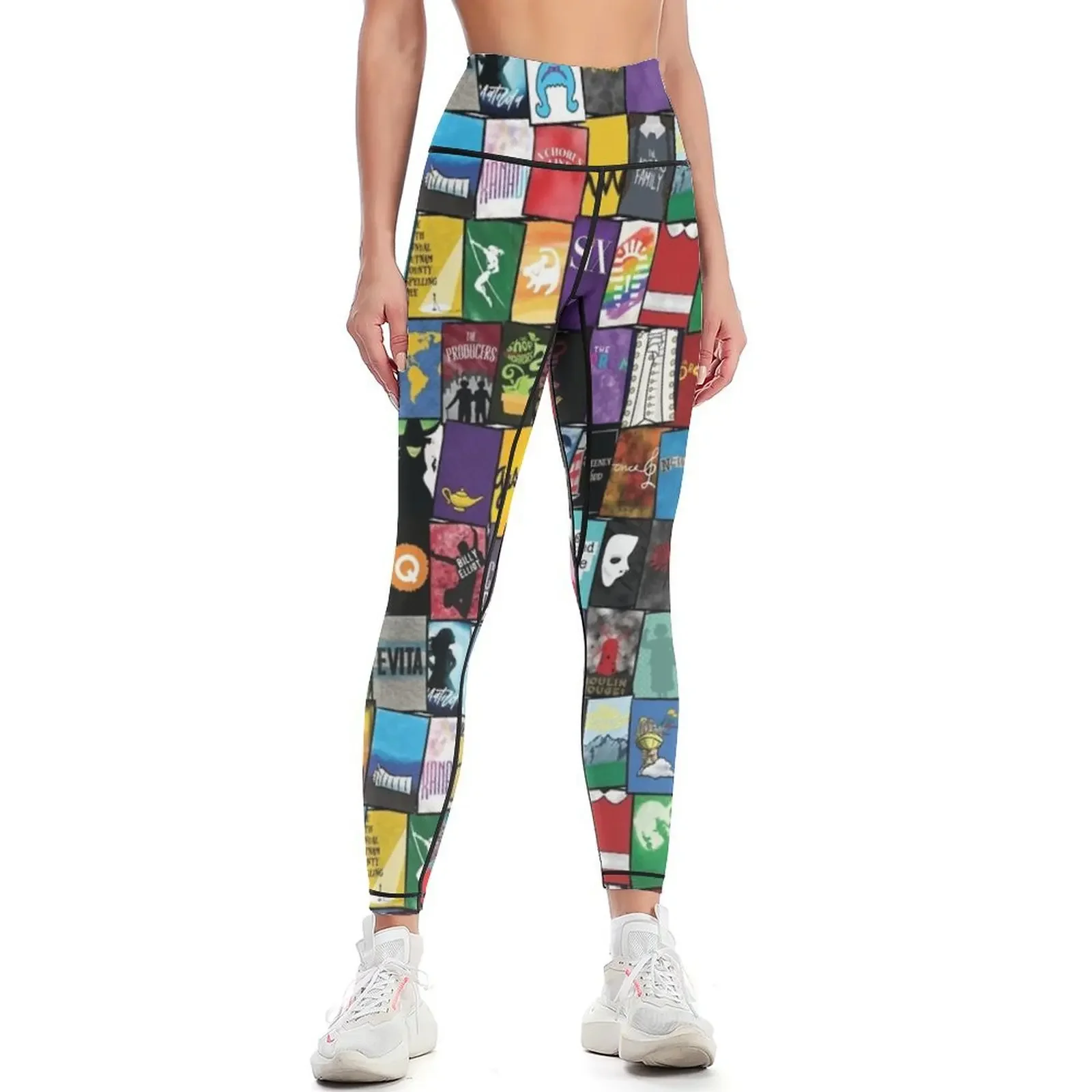 Broadway Poster Bonanza! Leggings Legging sexy woman sporty woman gym Sports pants woman gym's sportswear Womens Leggings