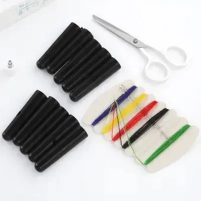 

10 pcs Umbrella Bone Covers 4Mm Hole Plastic Replacement Tips For Folding Umbrella Repair Rain Sunshade Accessories