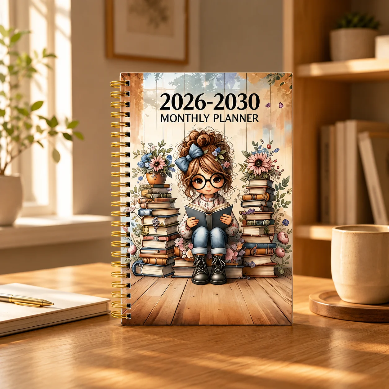 2026 bis 2030 Fünf-Jahres-Planer Spiralnotizbuch Ziel-Tracking-Journal für Männer und Frauen – Detail 4