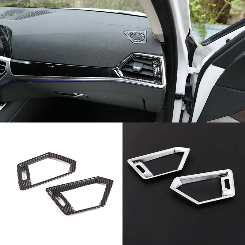 

Car Front Air Conditioning Outlet Frame Decoration Cover Trim Styling Interior Accessorie For BMW 3 Series G20 G21 G28 2019~2022