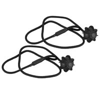 2Pcs Rear Boot Parcel Shelf Cover String Support Strap Rope Cord Black Fit for Volvo XC40 V40