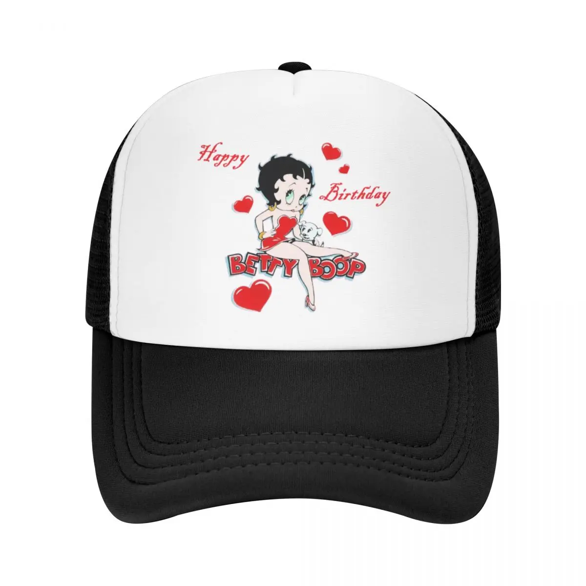 Cartoon Girl Bettys Cap Fashion Casual Mesh Baseball Caps Adjustable Hat Hip Hop Summer Unisex Baseball Hats Polychromatic