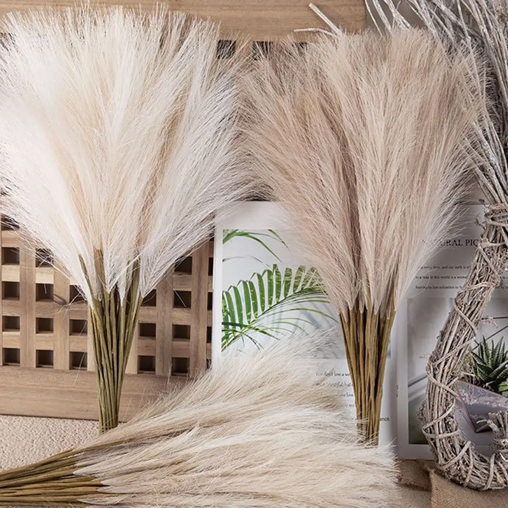Fake Natural Living Room For Home Decoration Plante Wedding Decor Artificial Reed Artificial Flower Pampas Grass Fake Flowers