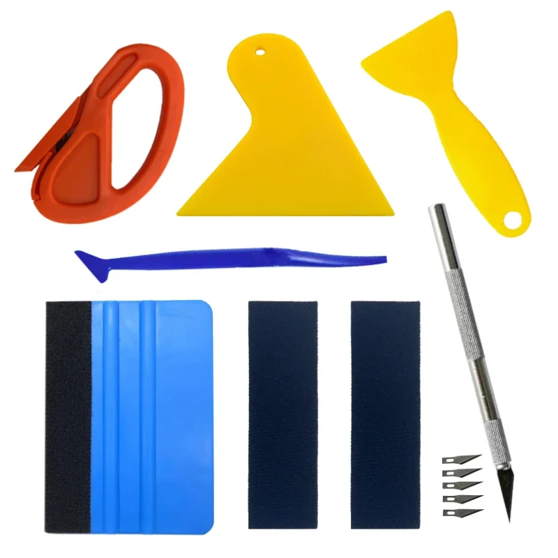 

Новый маленький скребок для оконной пленки автомобиля, набор инструментов для виниловой пленки автомобиля, набор инструментов для чистки стекла, можно использовать для пленки для мобильных телефонов, автомобильные аксессуары