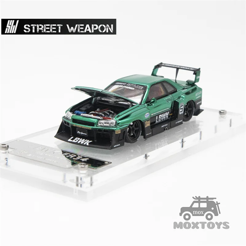 SW 1:64 ER34 LBWK Chrome Green Limited 500 Diecast Model Car