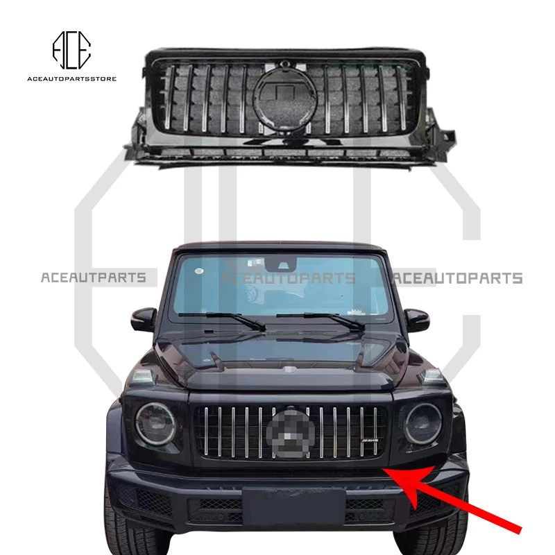 

For Mercedes-Benz G-Class G350 G500 W464 2019 2020 2021 2022 front bumper grille upper ventilation grille