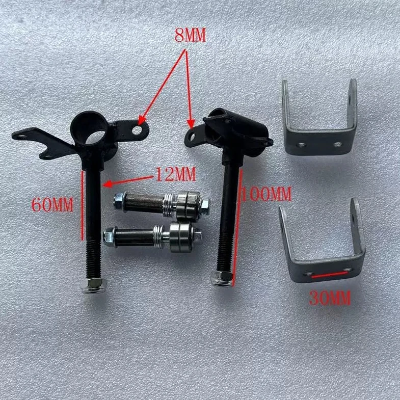 Thickened Steering Spindle 10mm 12mm Aluminum Alloy Accessory For Kids Go Kart Beach Buggy Modification
