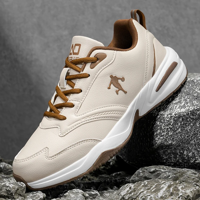 أحذية رياضية وترفيهية، أحذية رجالية، أحذية ماراثون كبيرة الحجم مبطنة بالهواء، مطاط منسوج لجميع المواسم، مقاومة للاهتراء، مضادة