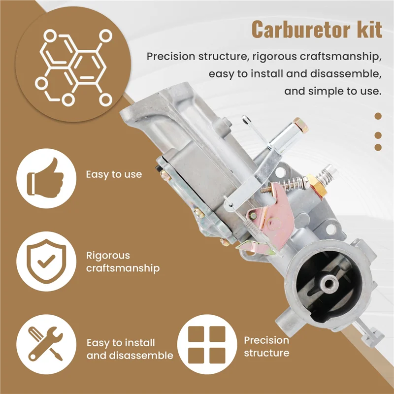 AY03-Carburetor Carb Kit بديل لـ 299437 297599 مناسب لمحركات Briggs & Stratton 135200 130200 100200 ذات 4 دورات صغيرة