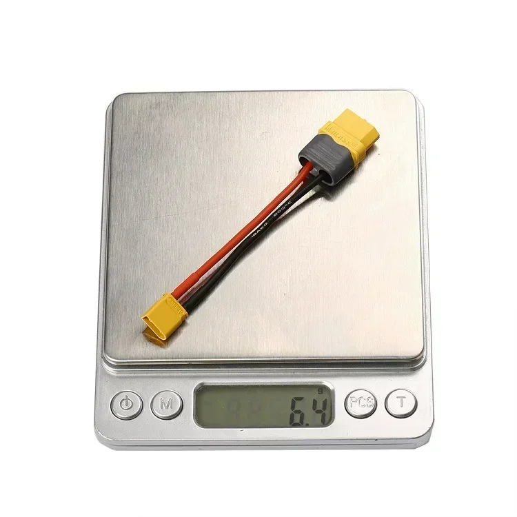 4個セット AMASS XT30 オス - XT60 メス プラグアダプター 100mm 16AWG シリコンワイヤー付き RC Lipoバッテリー ドローン 車 ボート用