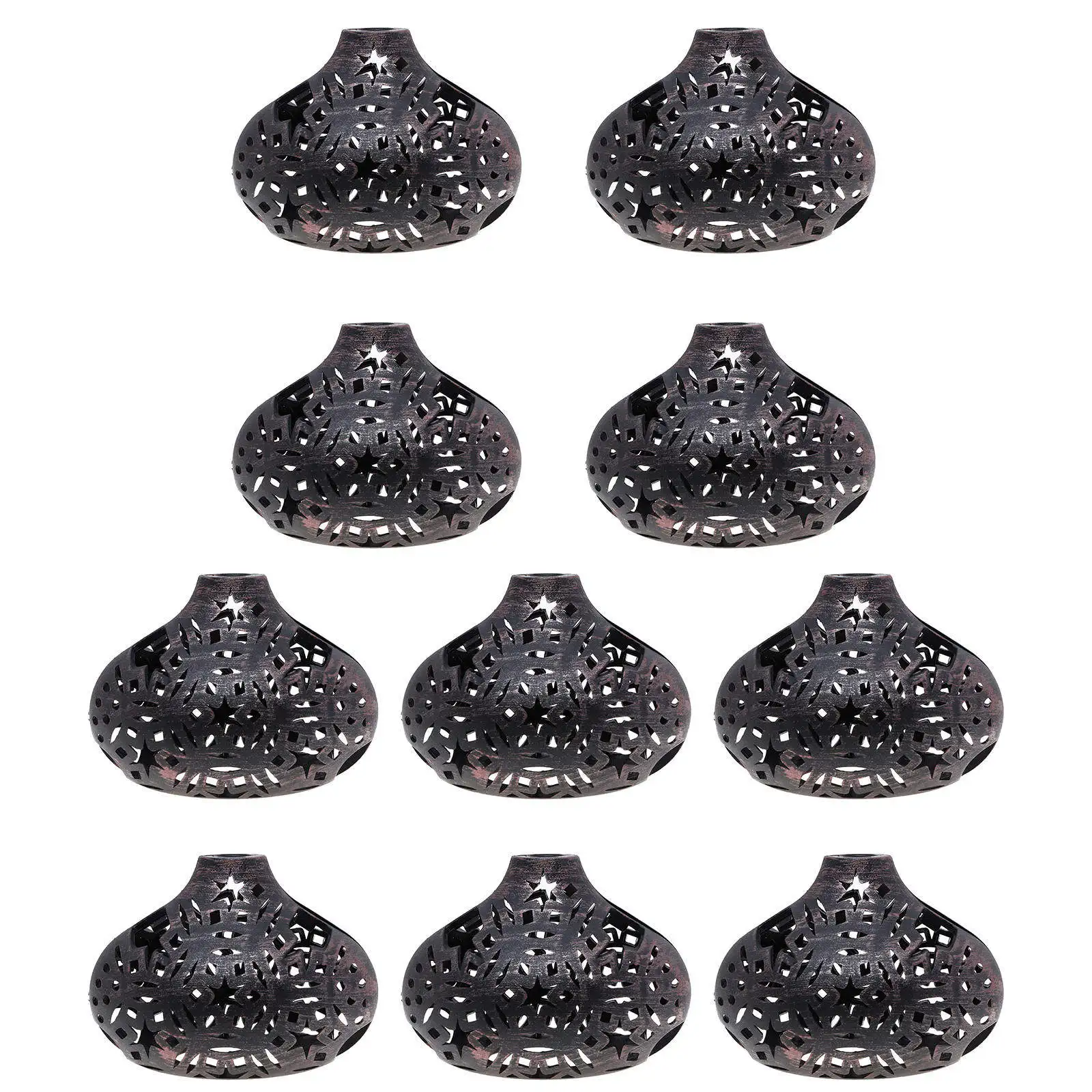 

10Pcs Retro Plastic Lamp Shade Creative Indoor Lighting Lampshade for 5Mm Light Beads Home Decor Vintage Lamp Cover