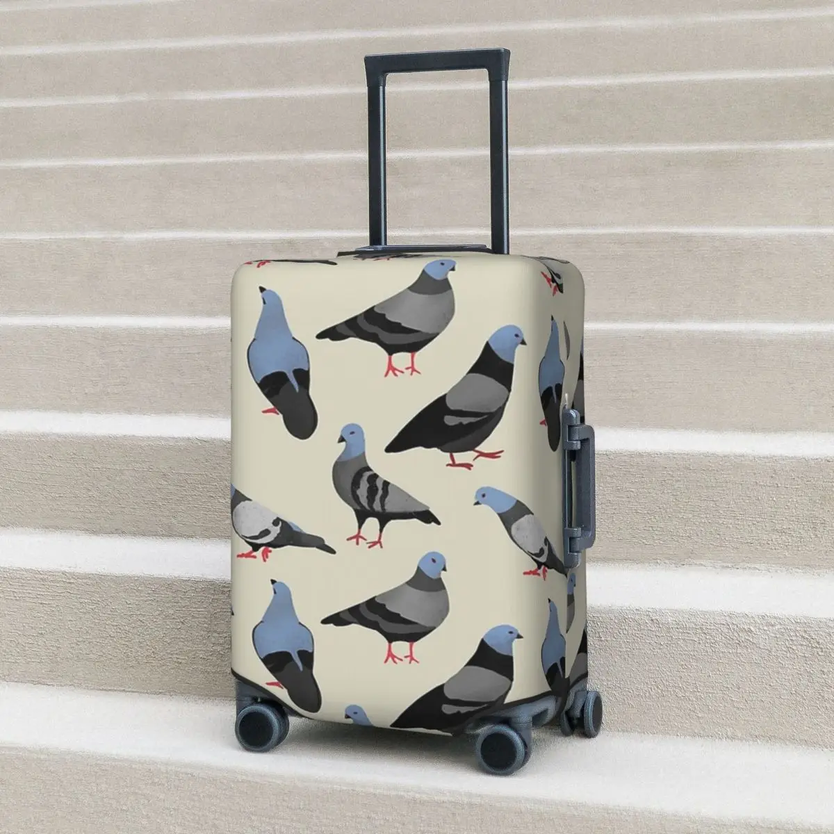 

Дизайн 33 — защитный чехол для чемодана с голубями, эластичные защитные чехлы для дорожного багажа на 18–32 дюйма