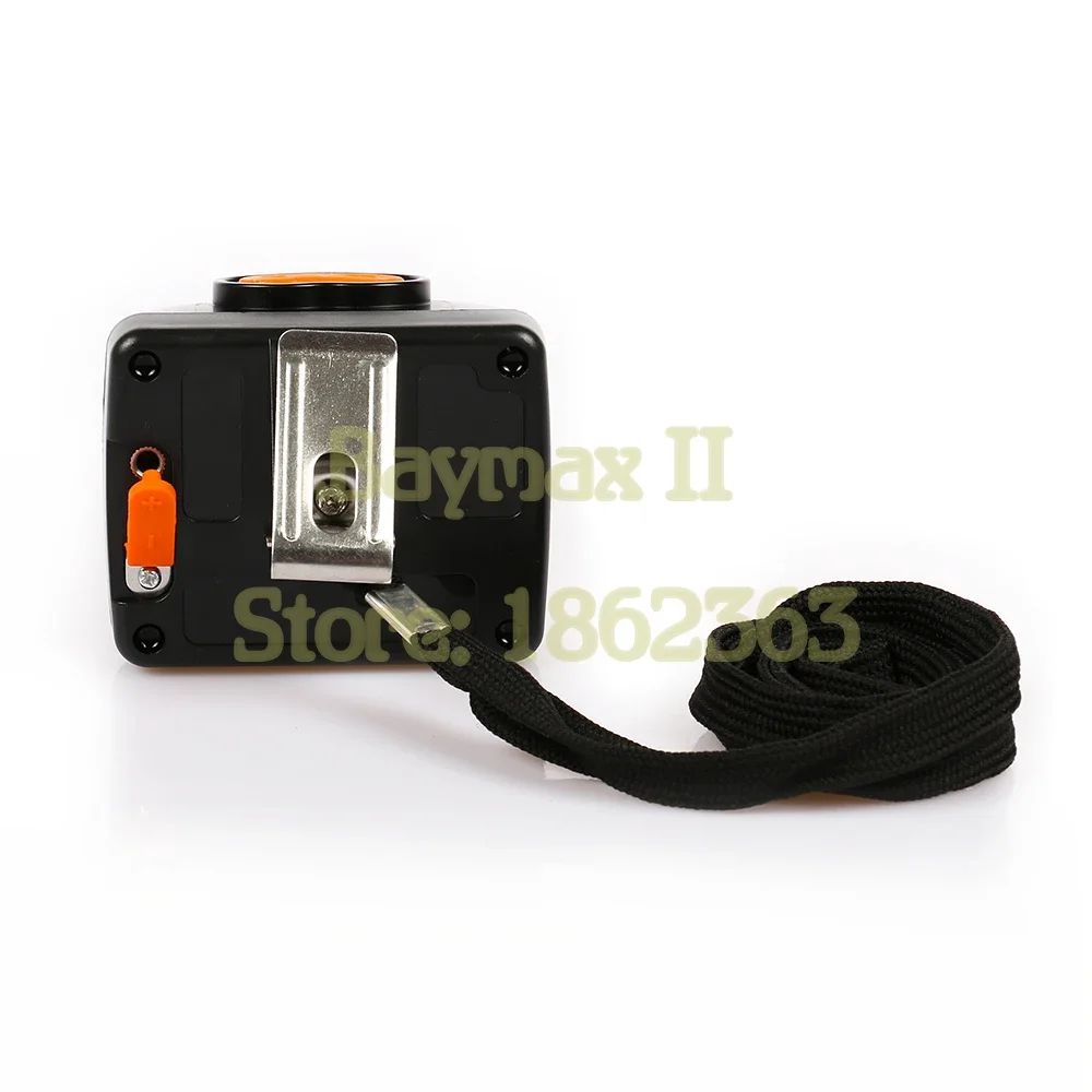 Lampada frontale Cordless 3W Cree Led, lampada con cappuccio di sicurezza Display LCD a batteria agli ioni di litio per campeggio, miniere, caccia
