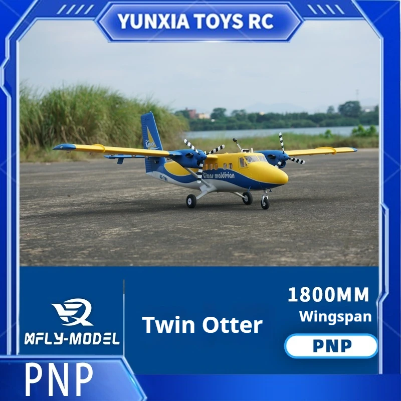 XFly Flying Model DHC-6 Double Otter 1800mm Aviation Model Aircraft Amphibious Model Adult Toy Gift Collection PNP