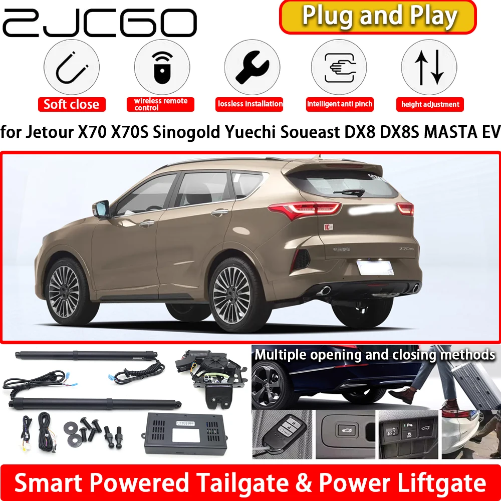 

for Jetour X70 X70S Sinogold Yuechi Soueast DX8 DX8S MASTA EV Automatic Electric Powered Tailgate Power Liftgate Tail Gate Lift