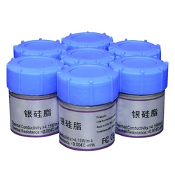 25g Silver Thermal Compound Paste for Coolers Heat Sink Paste Thermal Grease VGA Heatsink Plaste High Durability for CPU GPU PS4